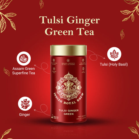 Tulsi Ginger Green Tea